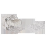 Модуль Keystone, RJ45, кат.6, UTP, 180 градусов, с индикатором, цвет: белый