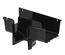 Опуск-вставка FiberGuide® Downspout 102х102, для лотков типоразмеров 100x150, цвет: чёрный