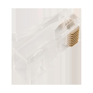 Коннектор RJ45 тип EZ, 8P8C, UTP, Cat.5e, универсальный, покрытие 50 микрон,100 шт.