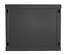 Hyperline TWL-0666-SR-RAL9005 Шкаф настенный 19-дюймовый (19"), 6U, 367x600х600мм, металлическая дверь, несъемные стенки, 1 пара профилей, цвет черный (RAL 9005) (собранный)