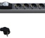 Hyperline SHT19-6SH-B-2.5EU Блок розеток для 19" шкафов, горизонтальный, 6 розеток Schuko, автоматический выключатель, кабель питания 2.5м (3х1.5мм2) с вилкой Schuko 16A, 250В, 482.6x44.4x44.4мм (ШхГхВ), корпус алюминий