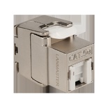 Модуль Keystone ToolLess, RJ45, экранированный, кат.5E, со встроенной шторкой, 180 градусов
