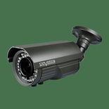 Уличная мультиформатная AHD видеокамера с вариофокальным объективом 5-50 мм; разрешение 2 Mpix; поддержка форматов: AHD/TVI/CVI/CVBS