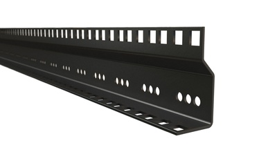 Hyperline CTR19-42U-RAL9005 19'' монтажный профиль высотой 42U, для шкафов TTR, TTB, цвет черный RAL9005 (2 шт. в комплекте)