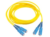 Коммутационный шнур SC-UPC/SC-UPC-дуплексный 2.5мм, OS2, оболочка: LSZH, цвет: жёлтый, длина м: 1