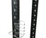 Hyperline ORL1-42-RAL9005 Открытая стойка 19-дюймовая (19"), 42U, однорамная, цвет черный (RAL 9005)