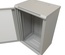Шкаф настенный 19-дюймовый (19"), 18U, 908x600х600мм, перфорированная металлическая дверь с замком, цвет серый (RAL 7035) (разобранный)