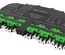 Модуль EHD 12LC APC Duplex/2xMPO12(m) Key Up, SM, выравнивающие штырьки: да, цвет: зелёный