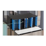 Бокс 19" на 48 компактных кассет MPO, 4U, черный