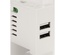 Модуль USB-зарядки, 2 порта USB-A, 2.1A/5V, 45x22.5, цвет: белый