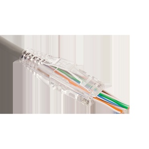 Коннектор RJ45 тип EZ, 8P8C, UTP, Cat.6, универсальный, покрытие 50 микрон,100 шт.