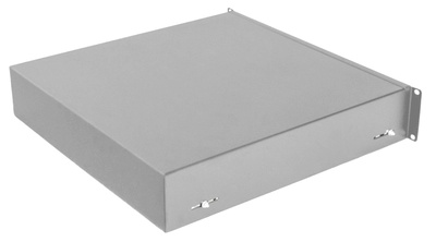 Hyperline TDR3-2U-460-RAL7035 Полка (ящик) для документов 2U, 88х483х460мм (ВхШхГ), цвет серый (RAL 7035)