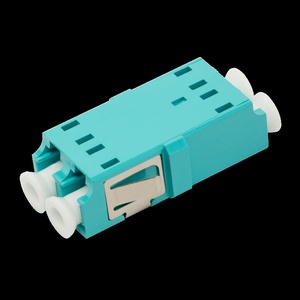 Адаптер оптический LANMASTER LC, SM/APC, корпус SC без фланцев, дуплексный