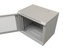 Шкаф настенный 19-дюймовый (19"), 12U, 650x600х600мм, перфорированная металлическая дверь с замком, цвет серый (RAL 7035) (разобранный)