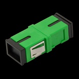 Адаптер оптический LANMASTER SC/APC без фланцев, SM, симплексный