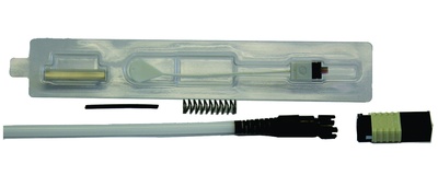 Разъём OptiSPEED® QWIK MPO со штырьками для полевой установки на кабель диаметром до 3 мм, цвет: бежевый