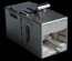 Повторитель портов RJ45, экранированный, кат.6A, формата Keystone