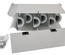 Горизонтальная панель с 5 полукруглыми барабанами для хранения избытков кабеля для шкафов FIST™ GR2/3, Высота: 1RU, цвет: серый