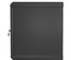 Hyperline TWL-0666-SD-RAL9005 Шкаф настенный 19-дюймовый (19"), 6U, 367x600х600мм, металлическая перфорированная дверь, несъемные стенки, 1 пара профилей, цвет черный (RAL 9005) (собранный)