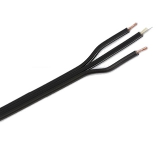 Универсальный комбинированный кабель системы "Powered Fiber Cable", 2 волокна OM3 + 2 медных жилы 12AWG, -40 - +70 град. С