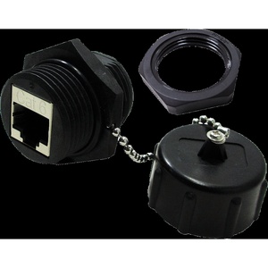 Индустриальный повторитель портов RJ45, экранированный, кат.5E, IP68