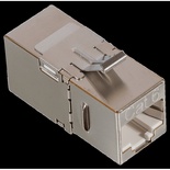 Повторитель портов RJ45, экранированный, кат.6, формата Keystone, 90 градусов