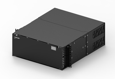 Модульная выдвижная коммутационная панель SYSTIMAX® CHD, до 48 модулей CHD ULL (до 288 LC Duplex или MPO), Высота: 4RU, цвет: чёрный