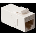 Повторитель портов RJ45, неэкранированный, кат.5E, формата Keystone, 90 градусов, цвет: белый