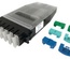 Кассета G2 6хSC Duplex с держателем сплайсов, без пигтейлов, цвет: бирюзовый/blue/green/lime