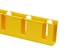 Вертикальная секция перфорированного лотка FiberGuide® 25х51 с крышкой, шаг перфорации: 102 мм, цвет: жёлтый, длина: 1829