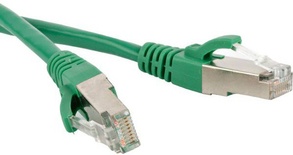 Hyperline PC-LPM-SFTP-RJ45-RJ45-C5e-1M-LSZH-GN Коммутационный шнур SF/UTP, экранированный, Cat.5e (100% Fluke Component Tested), LSZH, 1 м, зеленый