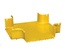 X-отвод вставка FiberGuide® 102х305, для лотка типоразмером 100х300, цвет: жёлтый