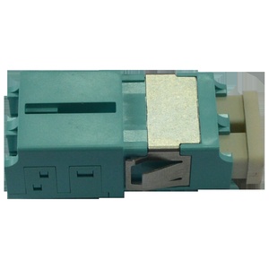 Адаптер оптический LANMASTER LC SM, со шторкой, корпус SC, дуплексный