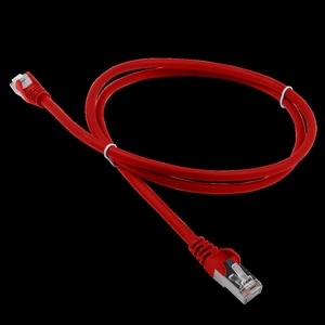 Патч-корд LANMASTER LSZH FTP кат.5e, 0.5 м, черный