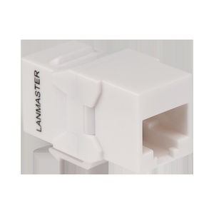 Повторитель портов RJ45, неэкранированный, кат.6A, формата Keystone, цвет: белый