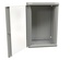 Шкаф настенный 19-дюймовый (19"), 22U, 1086x600х600мм, стеклянная дверь, цвет серый (RAL 7035) (разобранный)