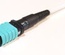 Разъём LazrSPEED® QWIK MPO без штырьков для полевой установки на кабель диаметром до 3 мм, цвет: бирюзовый