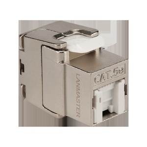 Модуль Keystone ToolLess, RJ45, экранированный, кат.5E, со встроенной шторкой, 180 градусов