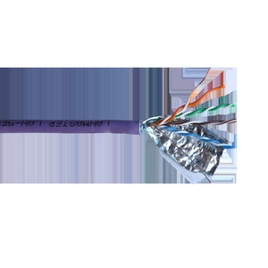 Кабель LANMASTER F/UTP, 4 пары, Кат. 5E, 200 МГц, LSZH, нг(А)-HF, оранжевый, 305 м