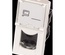 Вставка Mosaic 22.5x45, RJ-45 UTP, кат.6, со шторкой и увеличенным окном маркировки, цвет: белый