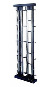 Настенная рама LSA-PLUS® Distribution Rack, на 138 плинтов Series 2 со стандартным креплением или на PROFIL, ГхШхВ: 150х570х2004, цвет: чёрный