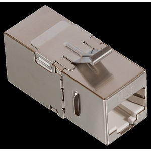 Повторитель портов RJ45, экранированный, кат.6A, формата Keystone, 90 градусов