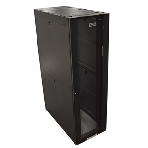 Шкаф LANMASTER DCS 48U 600x1200 мм, с перфорированными дверьми, без боковых панелей, черный