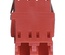 Адаптер LazrSPEED®, OptiSPEED®, TeraSPEED® LC Duplex с ключом, втулка: керамика, фланцы: нет, цвет: красный