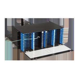 Бокс 19" на 48 компактных кассет MPO, 4U, черный