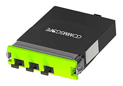Модуль G2 ULL OM5 LazrSPEED® WideBand ,3xMPO8(m) - 1xMPO24(f), цвет: lime