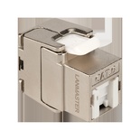 Модуль Keystone ToolLess, RJ45, экранированный, кат.6, со встроенной шторкой, 180 градусов