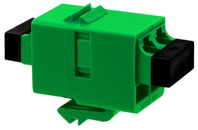 Гнездо SL-типа-соединитель LC Duplex SM/MM, цвет: зелёный