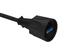 Индустриальный шнур LANMASTER USB 3.0, IP68, 1.0 м, черный