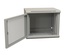 Шкаф настенный 19-дюймовый (19"), 12U, 650x600х450мм, перфорированная металлическая дверь с замком, цвет серый (RAL 7035) (разобранный)